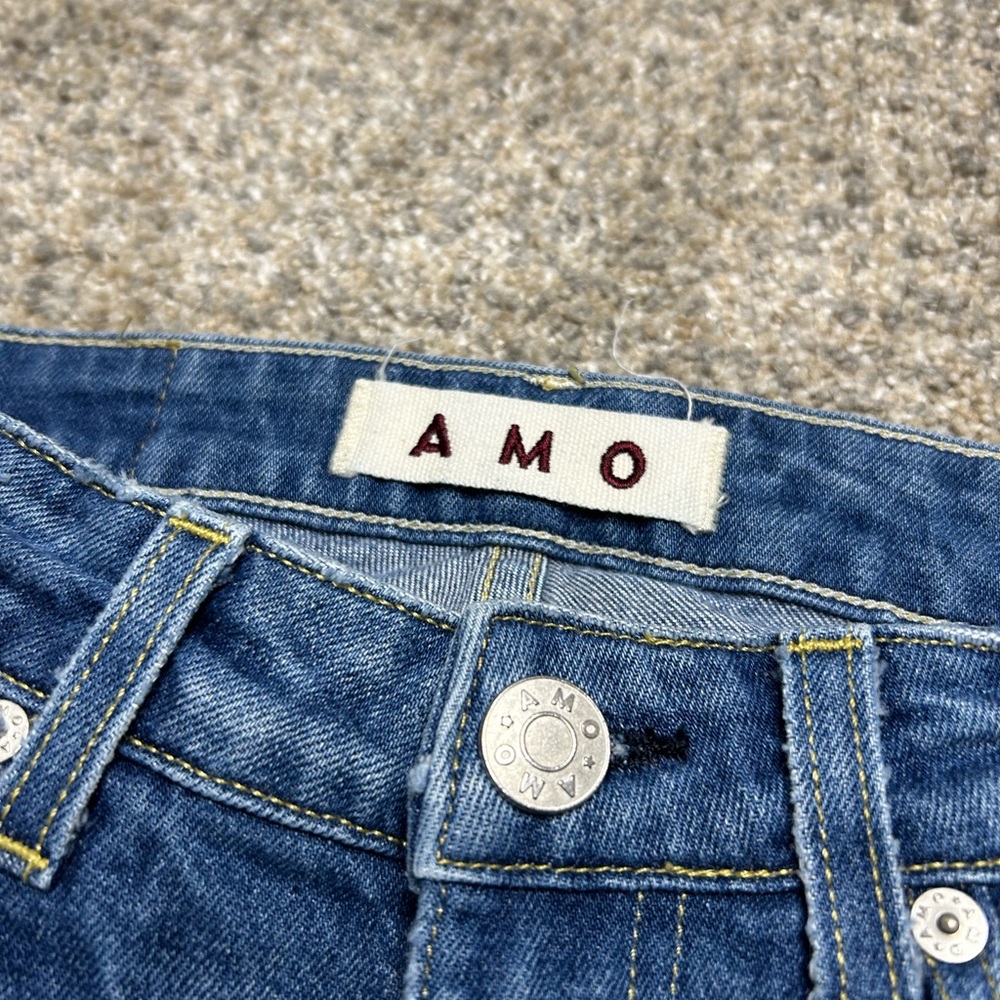 AMO “Mariner” Straight Leg Jeans | Size 24 | Made in USA